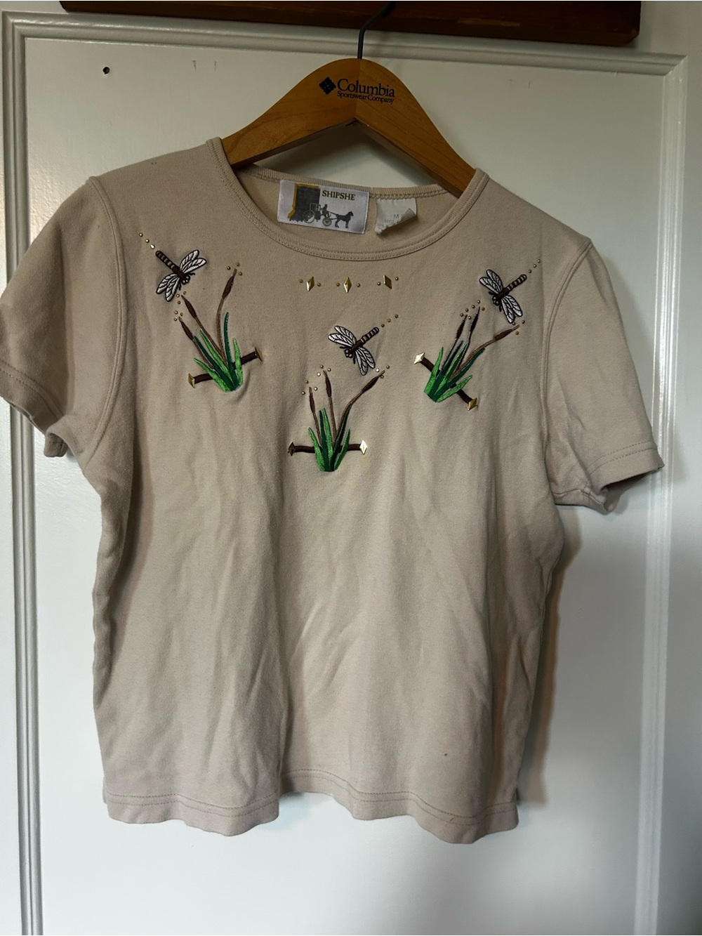 Fun Vintage Dragonfly T-Shirt 100% Cotton